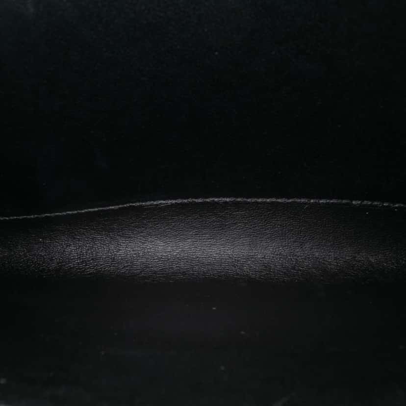 Saint Laurent Bicolor Calfskin Uptown Chain Wallet Black Leather Good condition - Model View