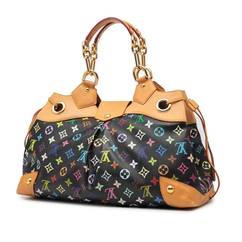 Louis Vuitton Monogram Multicolore Ursula Black Good condition - Back View