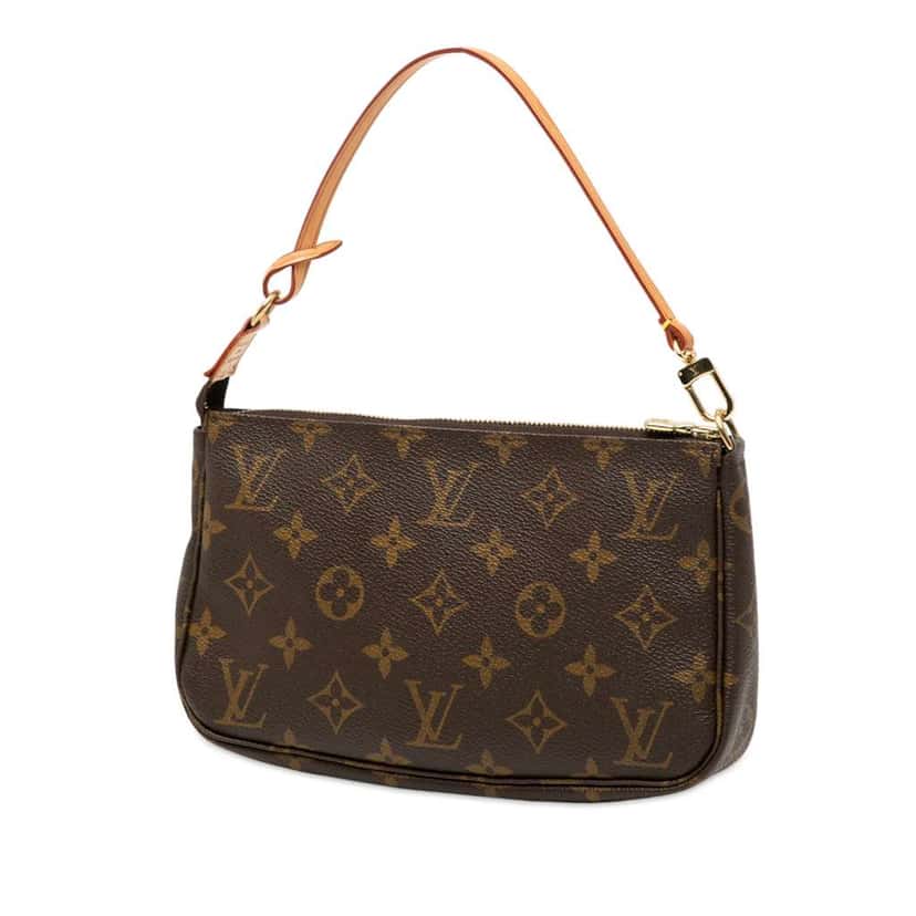 Louis Vuitton Monogram Pochette Accessoires Brown Good condition - Back View