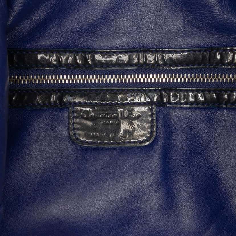 Dior Large Patent Cannage Soft Shopper Tote Black Leather Good condition - Box View