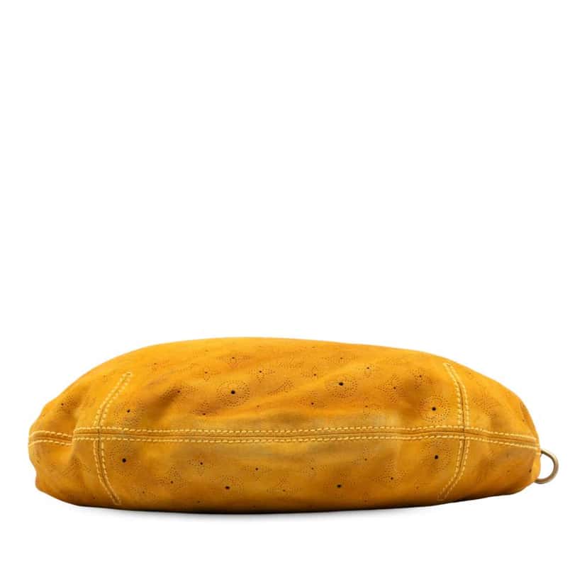 Louis Vuitton Monogram Suede Onatah GM Yellow Leather Very good condition - Inside View
