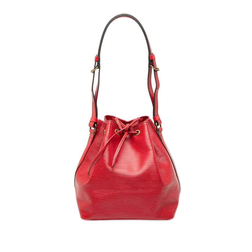 Louis Vuitton Epi Petit Noe Red Leather Good condition - Front View