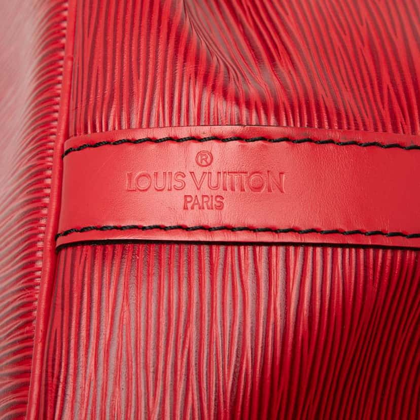 Louis Vuitton Epi Petit Noe Red Leather Good condition - Box View