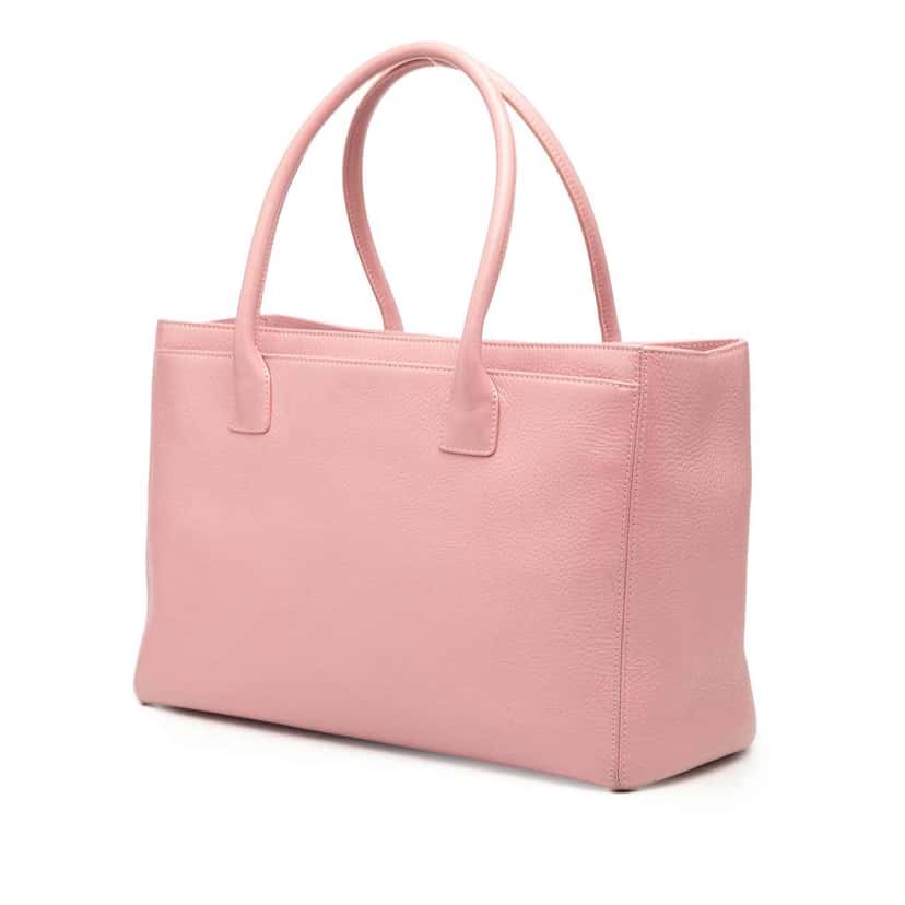Chanel Caviar Executive Cerf Pink Leather Good condition - Back View