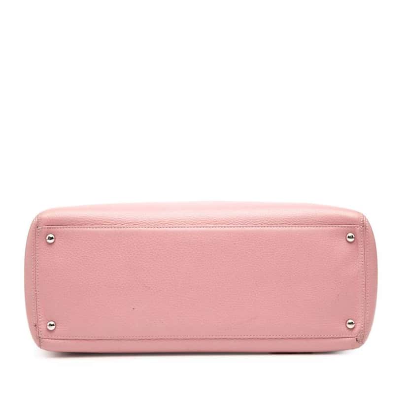 Chanel Caviar Executive Cerf Pink Leather Good condition - Inside View