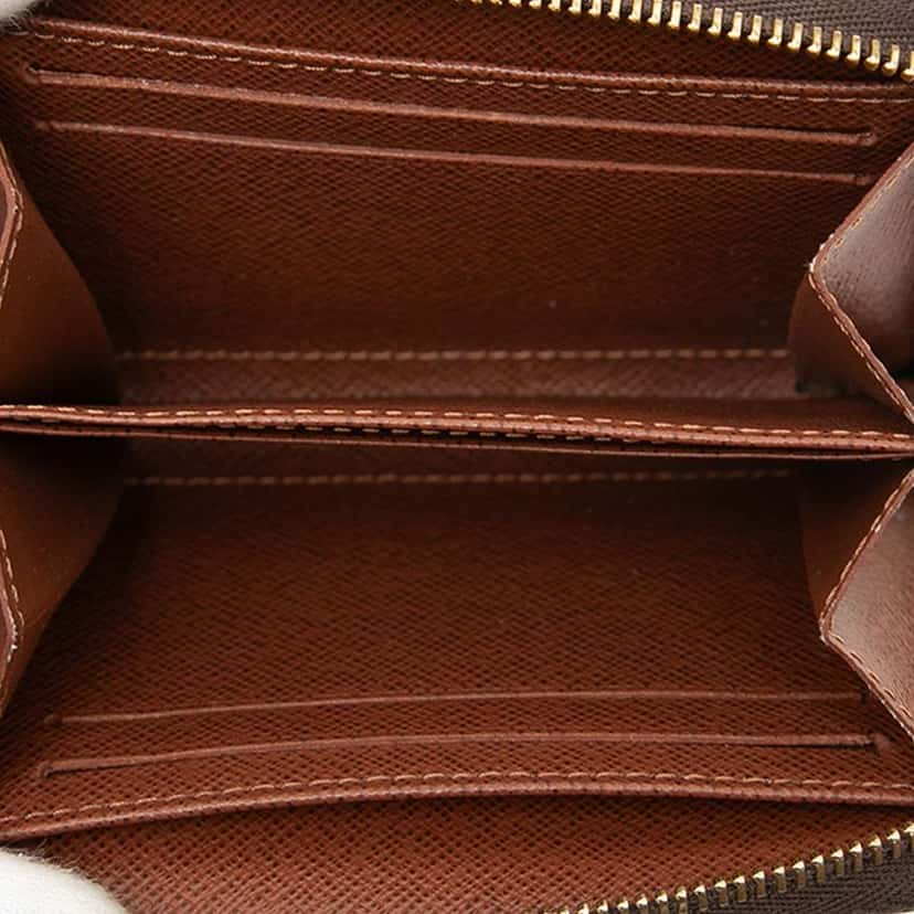 Louis Vuitton Monogram Zippy Coin Purse Brown Good condition - Model View