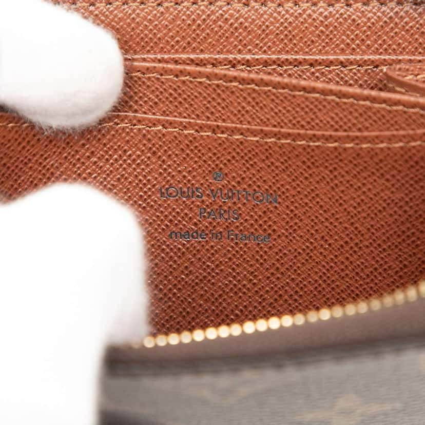 Louis Vuitton Monogram Zippy Coin Purse Brown Good condition - Box View