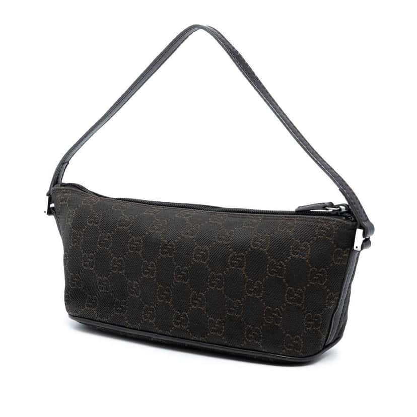 Gucci GG Denim Boat Brown Denim Good condition - Back View