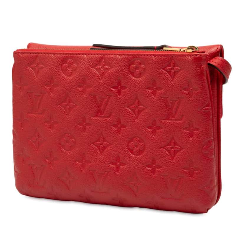 Louis Vuitton Monogram Empreinte Twice Red Leather Very good condition - Back View
