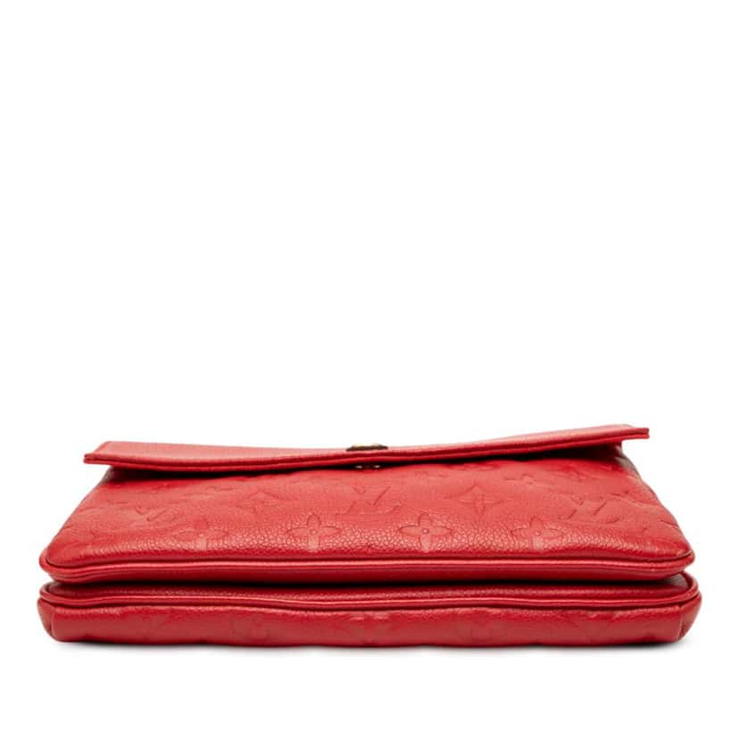Louis Vuitton Monogram Empreinte Twice Red Leather Very good condition - Inside View