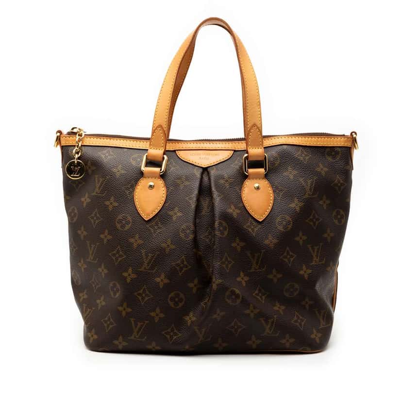 Louis Vuitton Monogram Palermo PM Brown Good condition - Front View