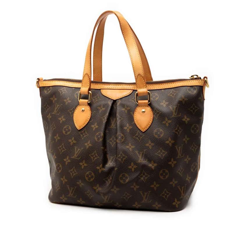 Louis Vuitton Monogram Palermo PM Brown Good condition - Back View