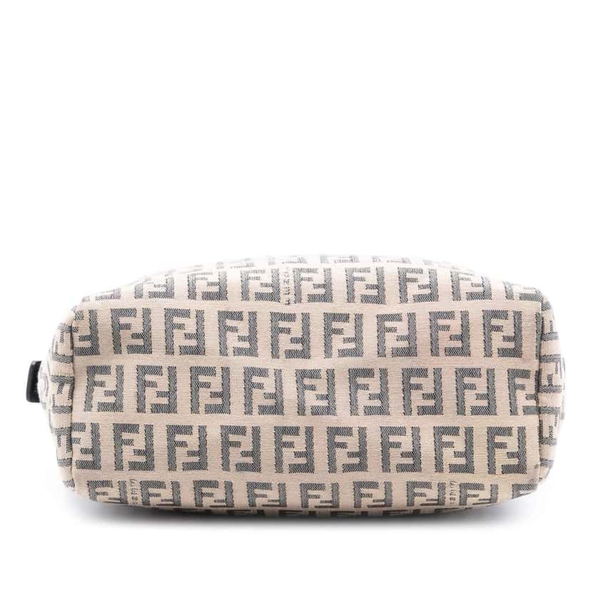 Fendi Mini Zucchino Canvas Handbag Brown Canvas Good condition - Inside View