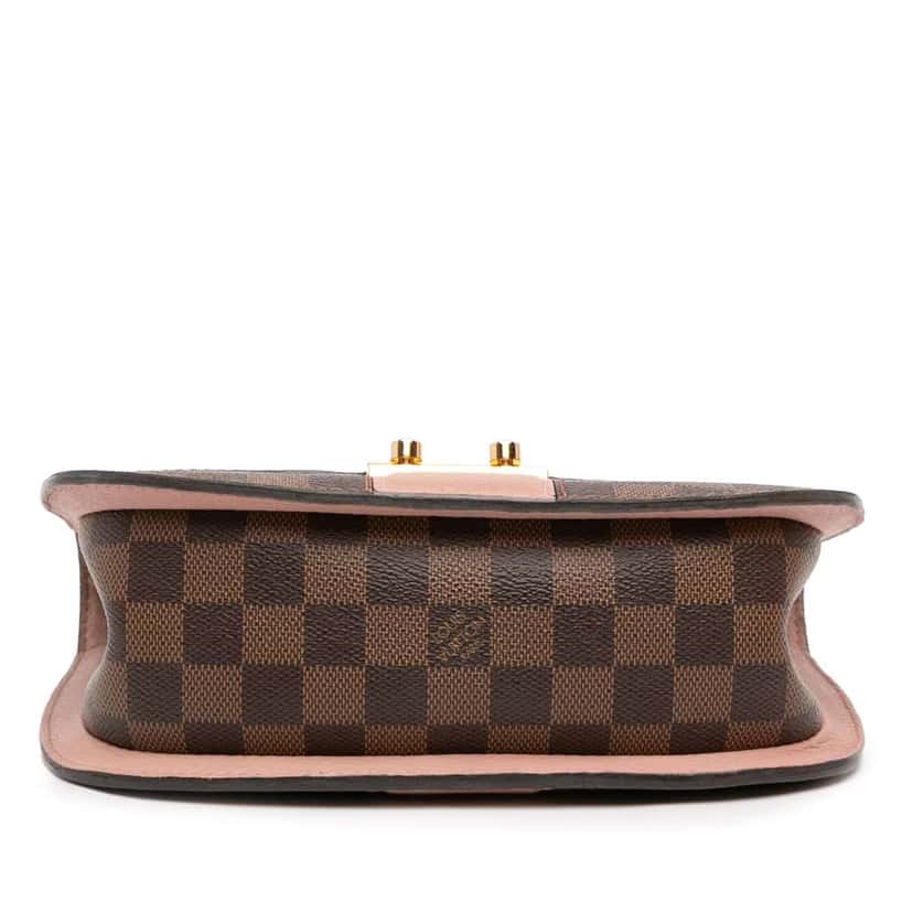 Louis Vuitton Damier Ebene Cuir Taurillon Wight Brown Very good condition - Inside View
