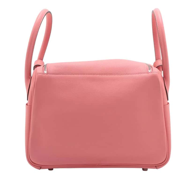 Hermès Evercolor Lindy 26 Pink Leather Very good condition - Back View