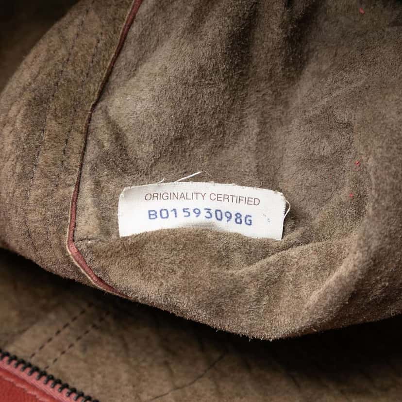 Bottega Veneta Nappa Intrecciato Tote Red Leather Good condition - Box View