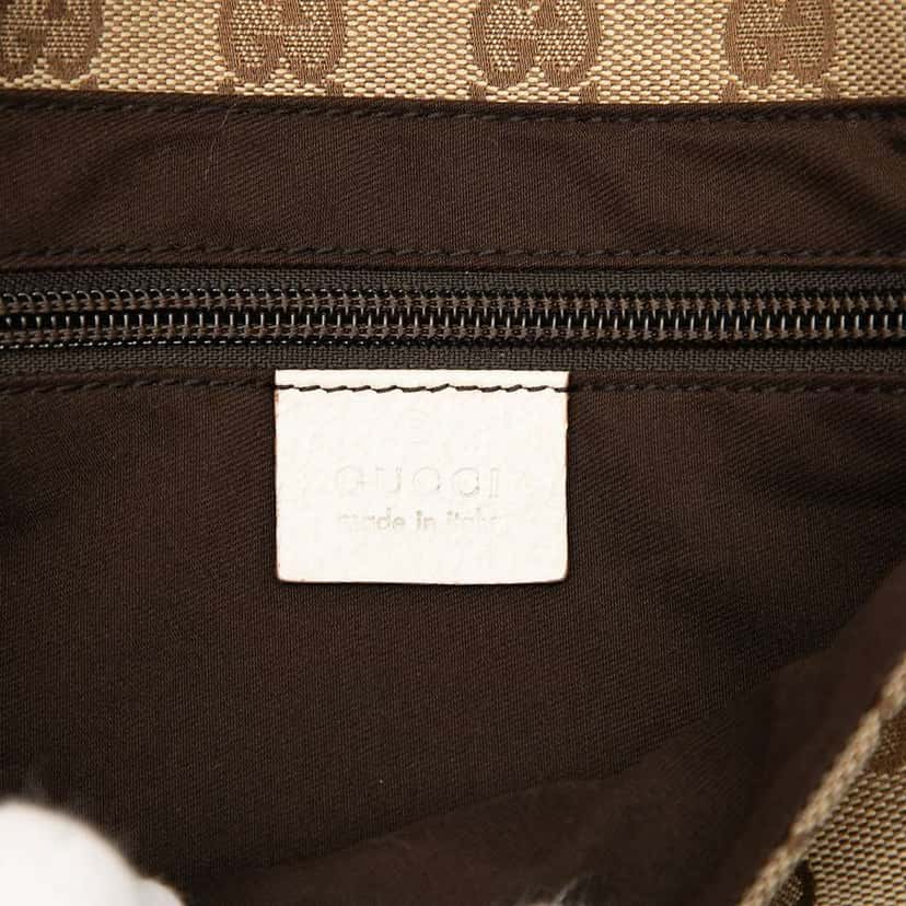 Gucci GG Canvas Flap Belt Bag Brown Canvas Good condition - Box View