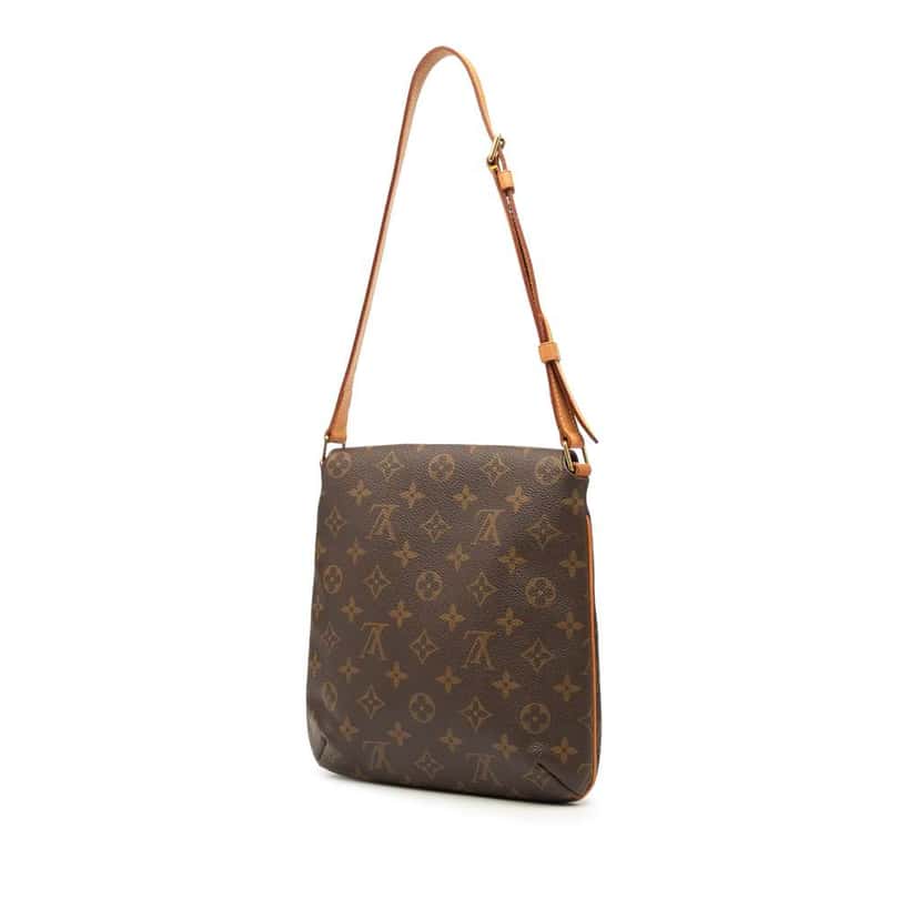 Louis Vuitton Monogram Musette Salsa Short Strap Brown Good condition - Back View