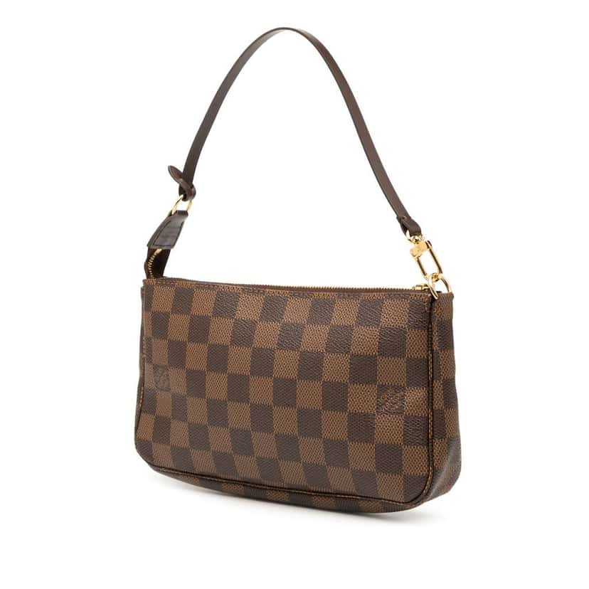 Louis Vuitton Damier Ebene Pochette Accessoires Brown Good condition - Back View