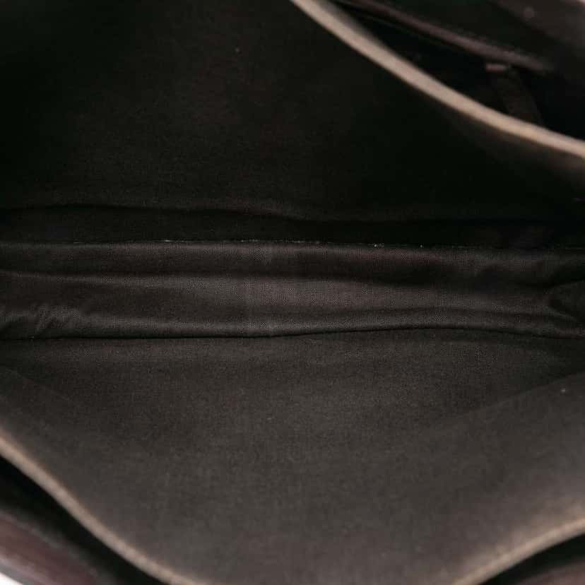 Saint Laurent Medium Leather Cabas Chyc Crossbody Brown Leather Good condition - Model View
