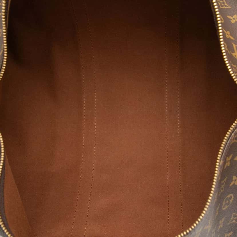 Louis Vuitton Monogram Keepall 50 Brown Good condition - Model View