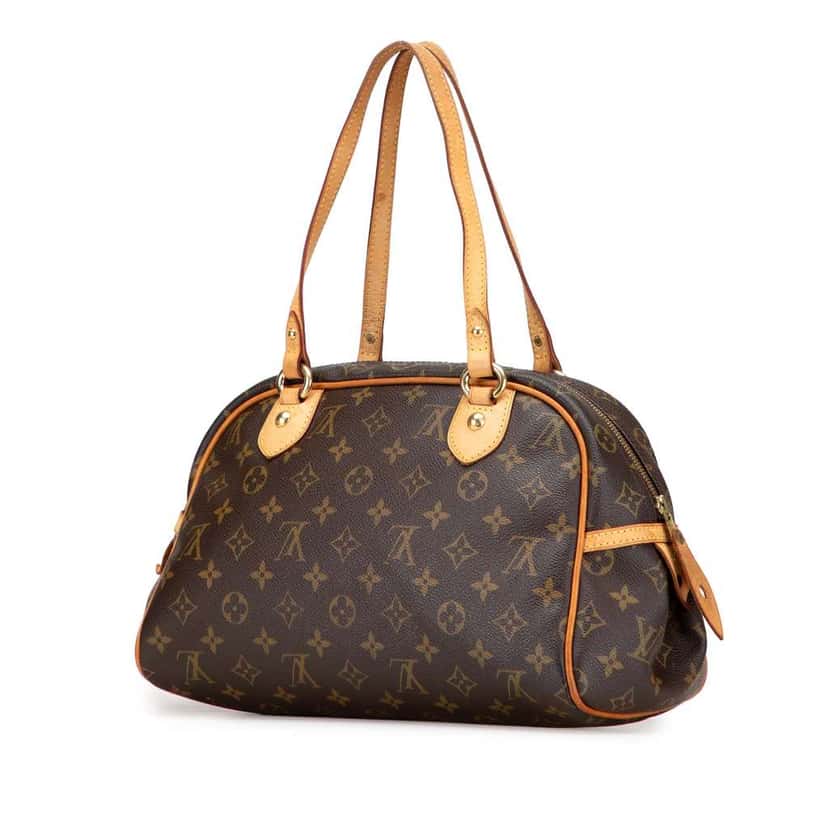Louis Vuitton Monogram Montorgueil PM Brown Good condition - Back View