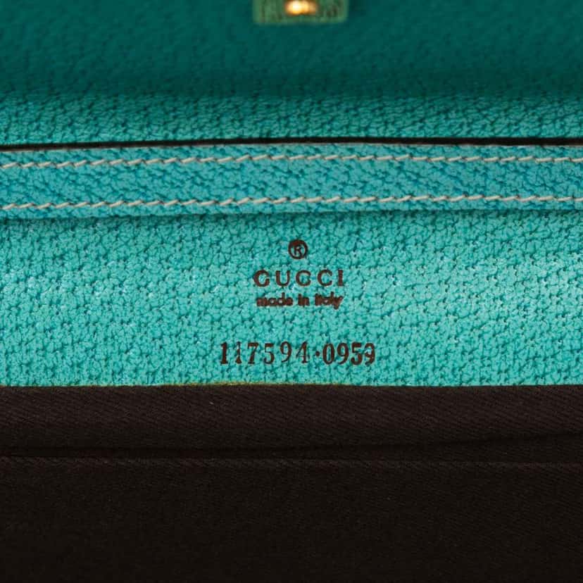 Gucci GG Canvas Bamboo Bar Crossbody Brown Canvas Good condition - Box View