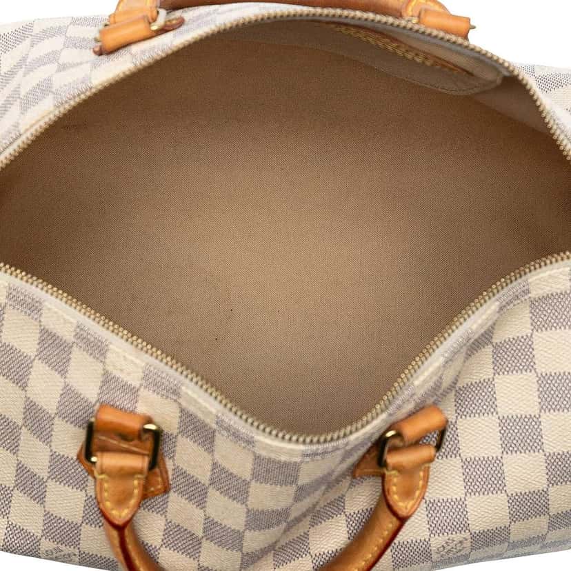 Louis Vuitton Damier Azur Speedy 35 White Good condition - Model View