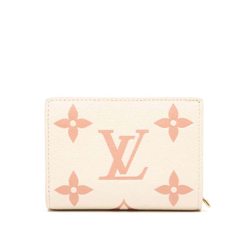 Louis Vuitton Monogram Empreinte Clea Wallet Pink Leather Good condition - Front View