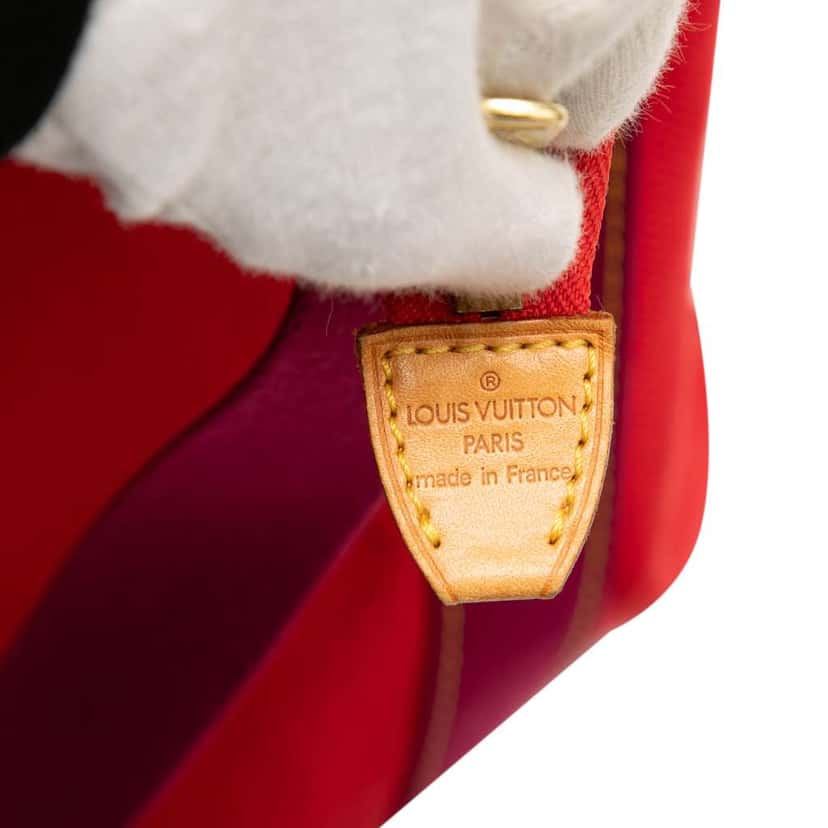 Louis Vuitton LV Cup Antigua Sac Weekend Red Canvas Good condition - Box View