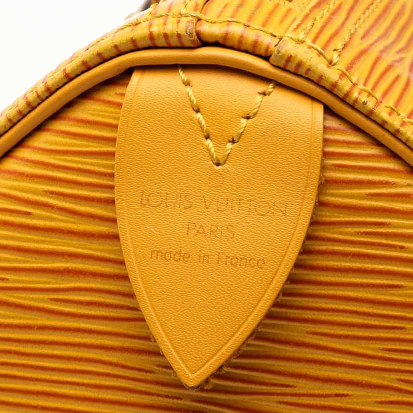 Louis Vuitton Epi Speedy 25 Yellow Leather Good condition - Box View