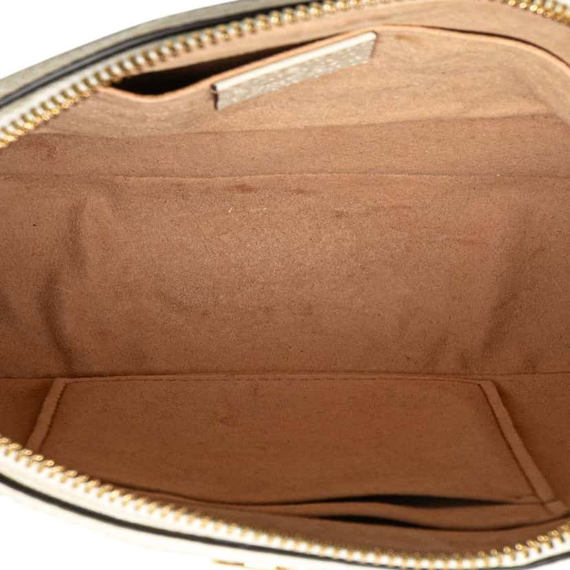 Gucci Small GG Supreme Flora Ophidia Dome Crossbody Brown Canvas Very good condition - Model View