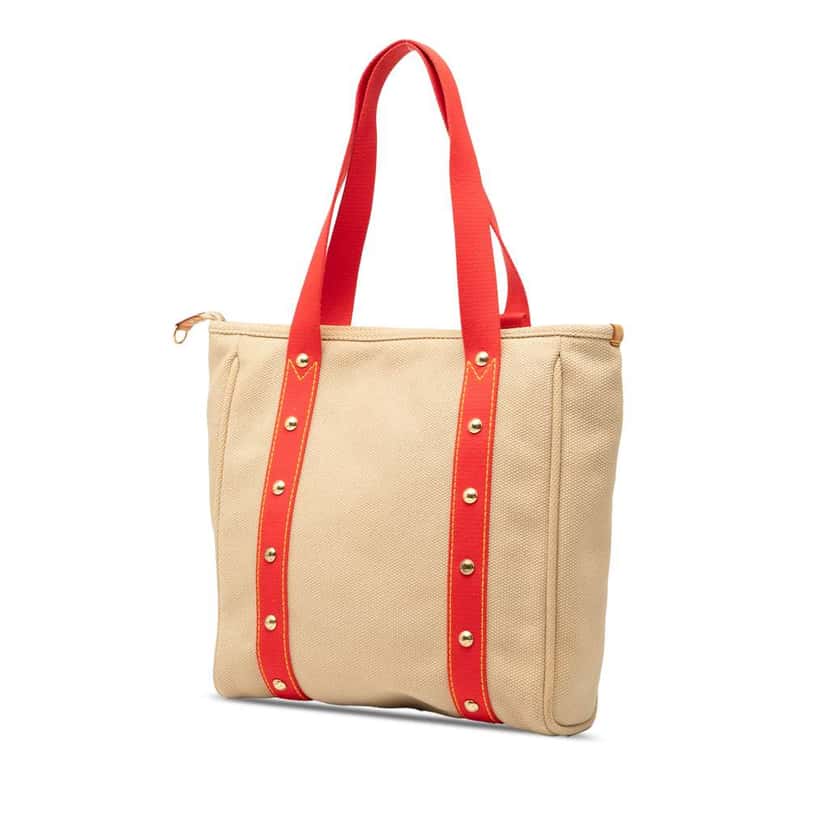 Louis Vuitton Antigua Cabas MM Brown Canvas Good condition - Back View