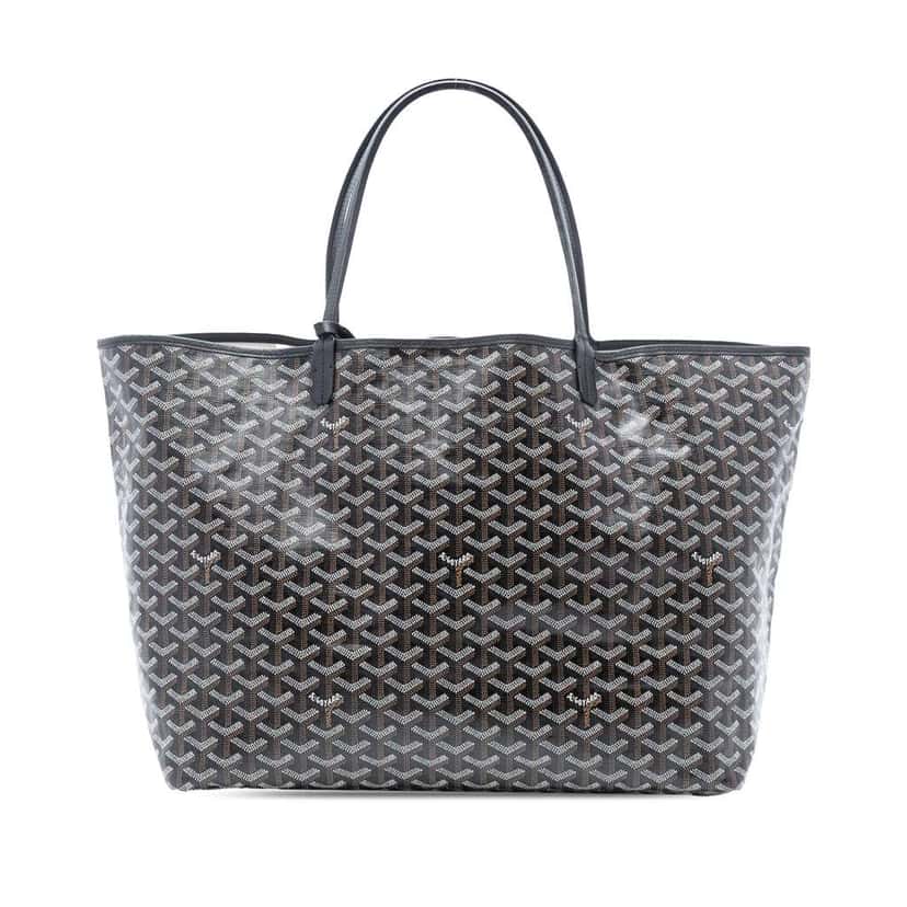 Goyard Goyardine Saint Louis GM Black Canvas Good condition - Front View