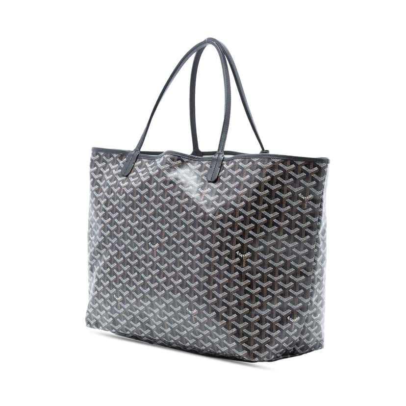 Goyard Goyardine Saint Louis GM Black Canvas Good condition - Back View
