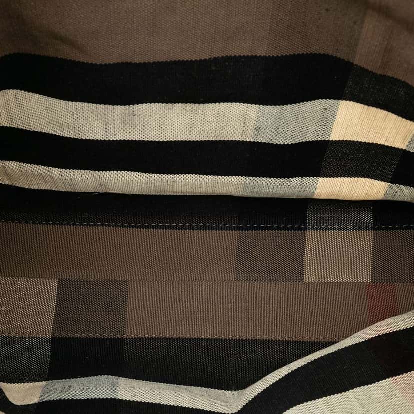 Burberry Mega Check Canvas Tottenham Brit Satchel Brown Canvas Good condition - Model View