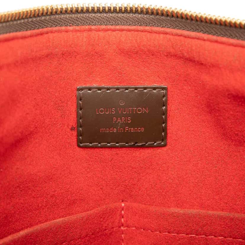 Louis Vuitton Damier Ebene Evora MM Brown Good condition - Box View