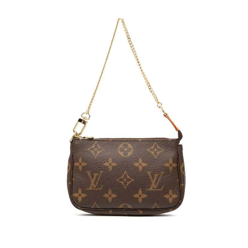Louis Vuitton Monogram Mini Pochette Accessoires Brown Very good condition - Front View