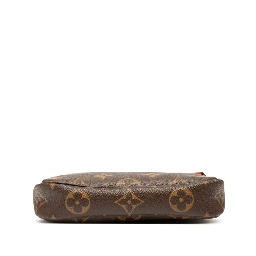 Louis Vuitton Monogram Mini Pochette Accessoires Brown Very good condition - Inside View