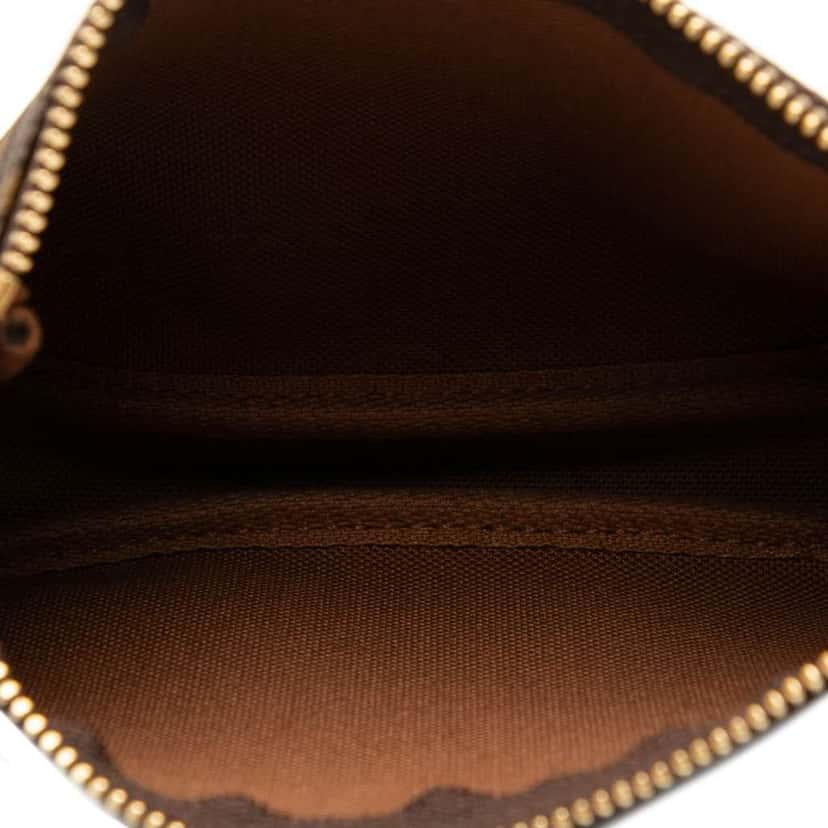Louis Vuitton Monogram Mini Pochette Accessoires Brown Very good condition - Model View