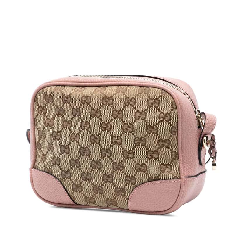 Gucci GG Canvas Bree Crossbody Brown Canvas Good condition - Back View