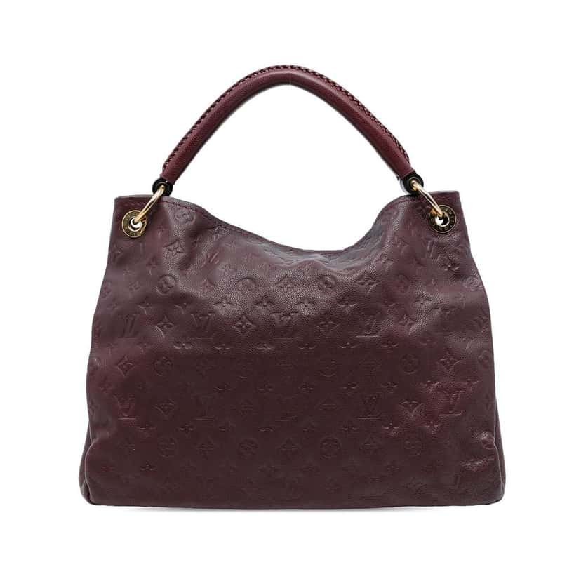 Louis Vuitton Monogram Empreinte Artsy MM Red Leather Good condition - Front View