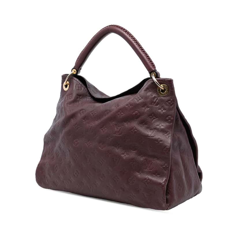 Louis Vuitton Monogram Empreinte Artsy MM Red Leather Good condition - Back View