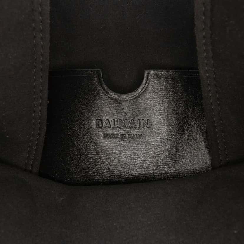 Balmain Maxi Monogram Jacquard North South Shopping Tote Brown Jacquard Very good condition - Box View