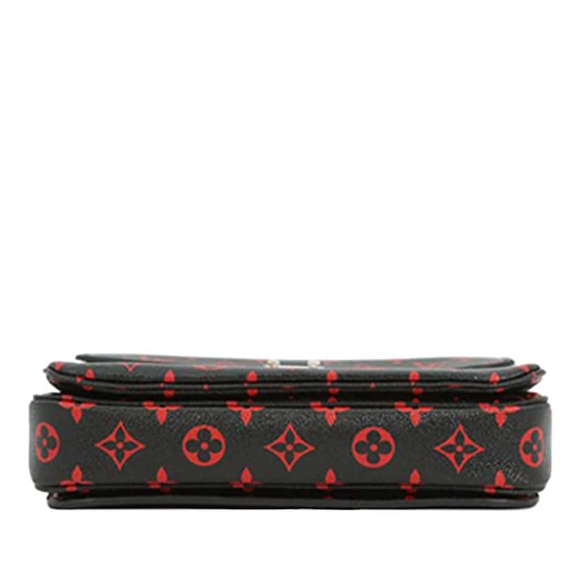 Louis Vuitton Monogram Infrarouge Pochette Metis Black Good condition - Inside View