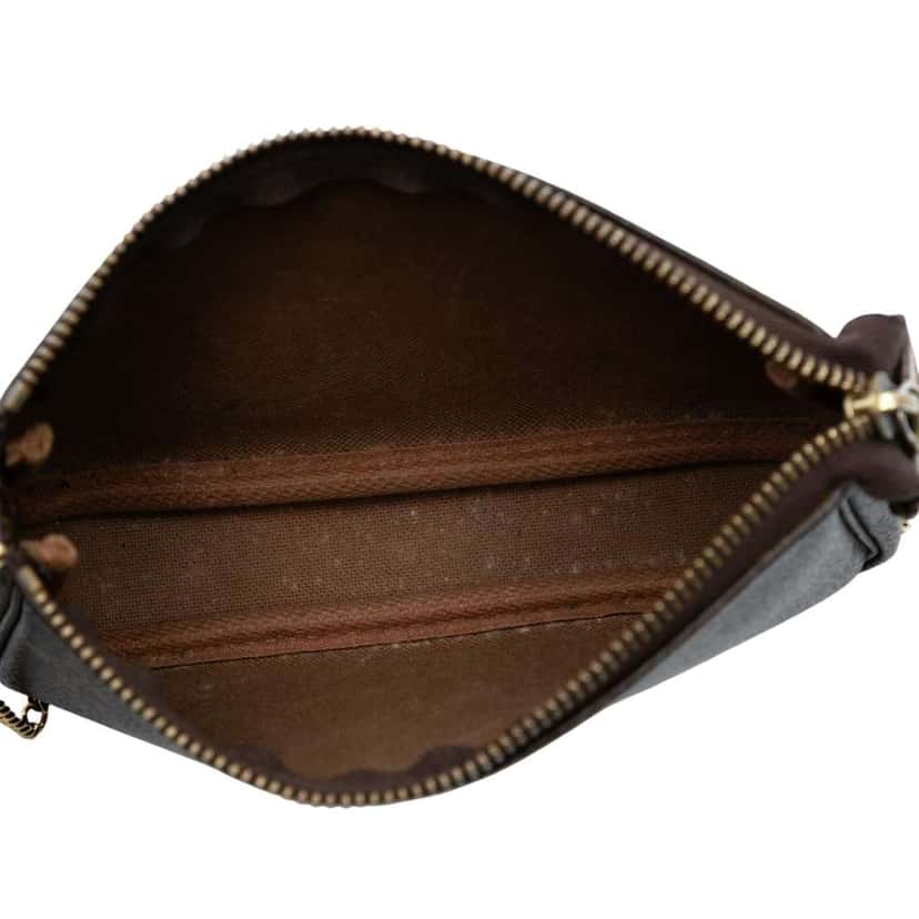 Louis Vuitton Monogram Mini Pochette Accessoires Brown Very good condition - Model View