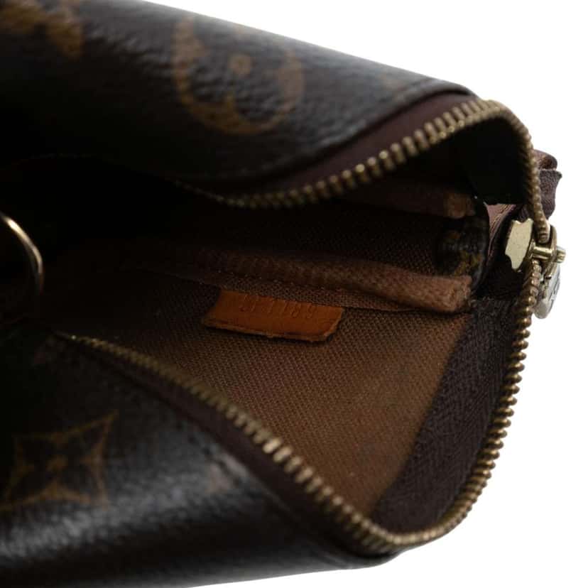 Louis Vuitton Monogram Mini Pochette Accessoires Brown Very good condition - Box View