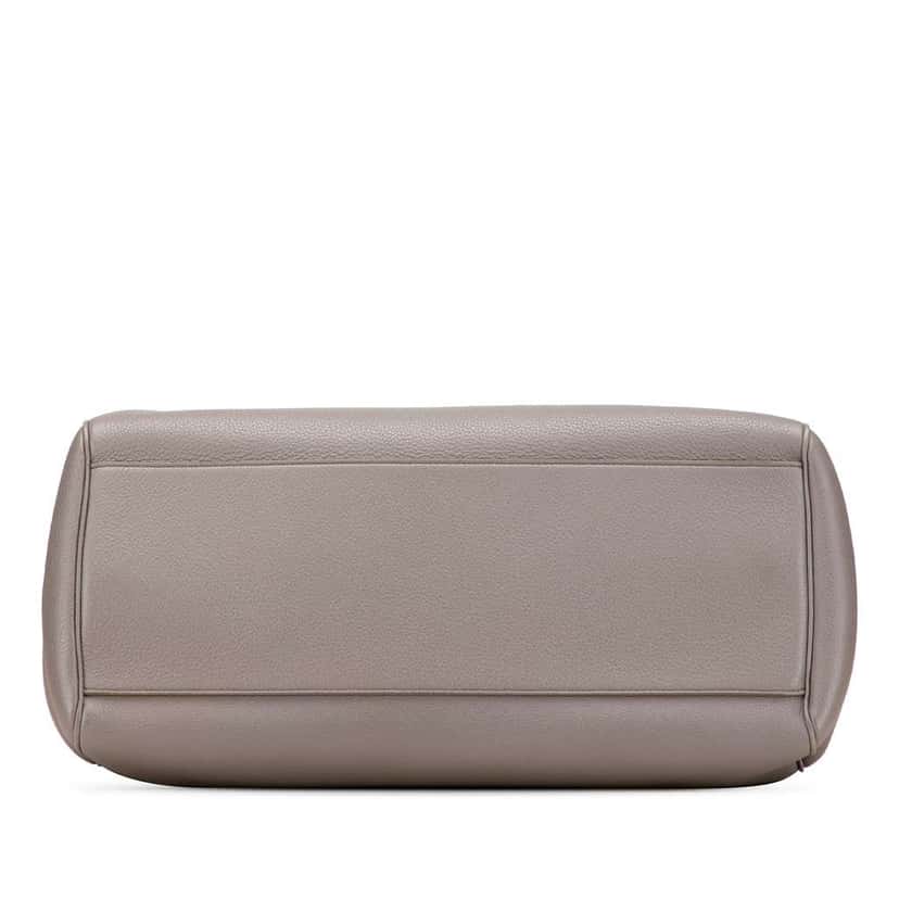 Celine Medium Leather Soft 16 Shoulder Bag Grey Leather Good condition - Inside View