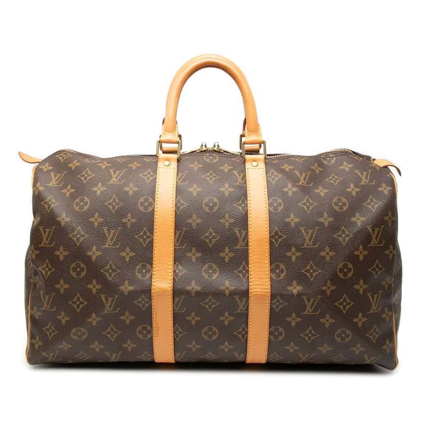 Louis Vuitton Monogram Keepall 45 Brown Good condition - Front View
