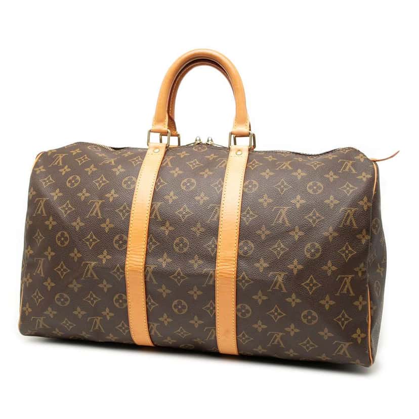 Louis Vuitton Monogram Keepall 45 Brown Good condition - Back View